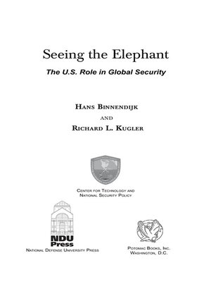 cover image of Seeing the Elephant